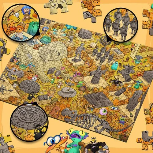 Vizzles Mysterious Museum 1000pc Jigsaw Puzzle - Image 3