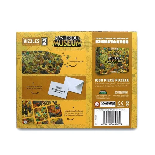 Vizzles Mysterious Museum 1000pc Jigsaw Puzzle - Image 6