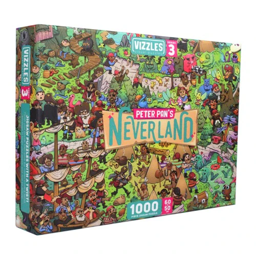 Vizzles Peter Pan's Neverland 1000pc Jigsaw Puzzle