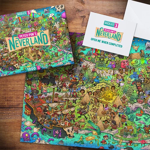 Vizzles Peter Pan's Neverland 1000pc Jigsaw Puzzle - Image 6