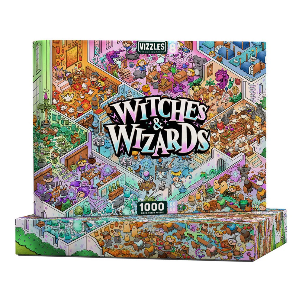 Vizzles Witches and Wizards 1000pc Jigsaw Puzzle - Image 2