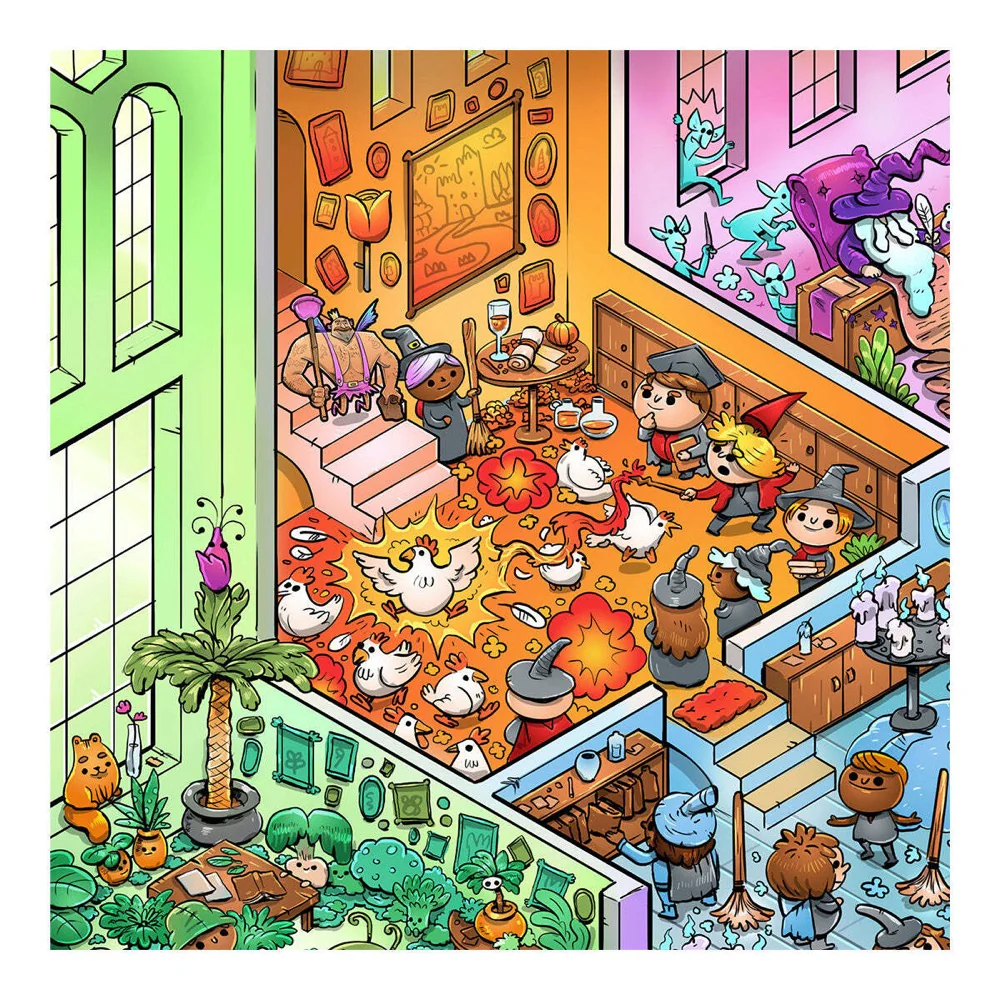 Vizzles Witches and Wizards 1000pc Jigsaw Puzzle - Image 6