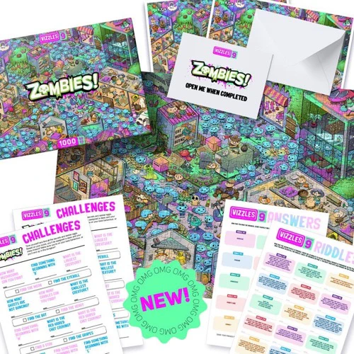 Vizzles Zombies! 1000pc Jigsaw Puzzle - Image 4
