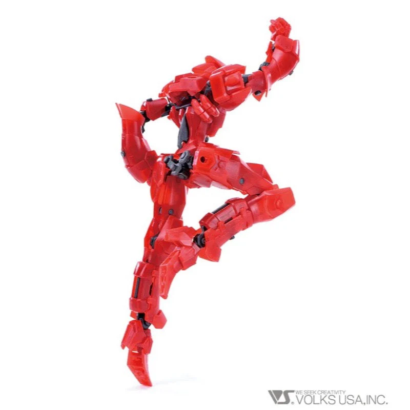 VLOCKer's VL-22632 Nexate Prime Red/Gun Metallic Ver. Plastic Model Kit - Image 5