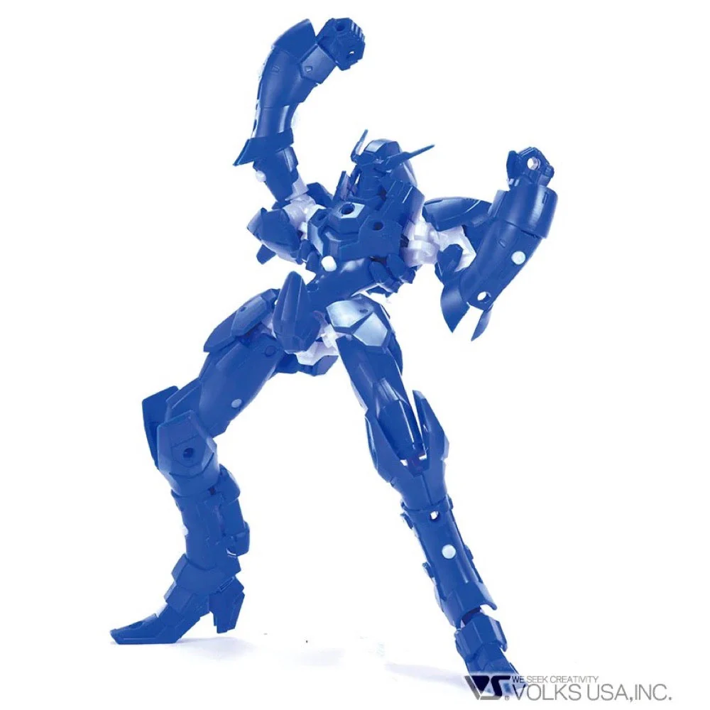 VLOCKer's VL-22642 Nexate Prime Blue/Metallic White Ver. Plastic Model Kit - Image 4