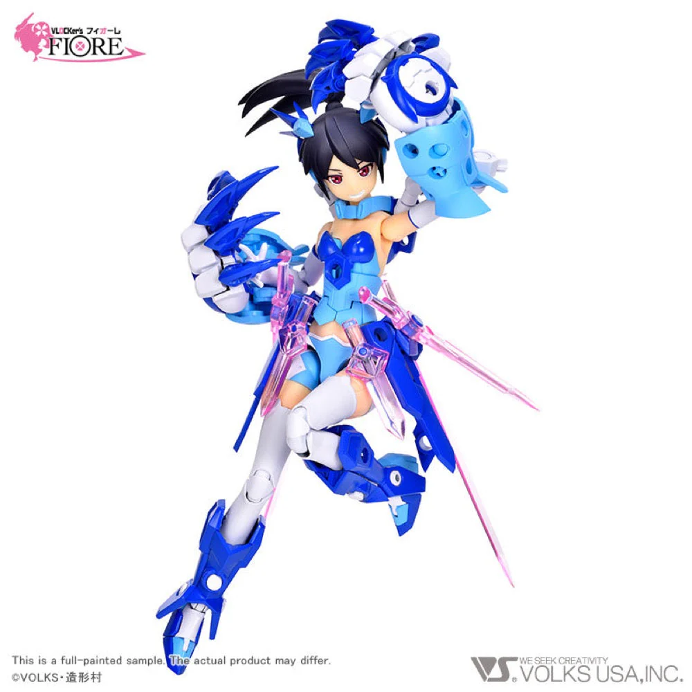 VLOCKer's VL-22894 Fiore Viola Marina Plastic Model Kit - Image 4