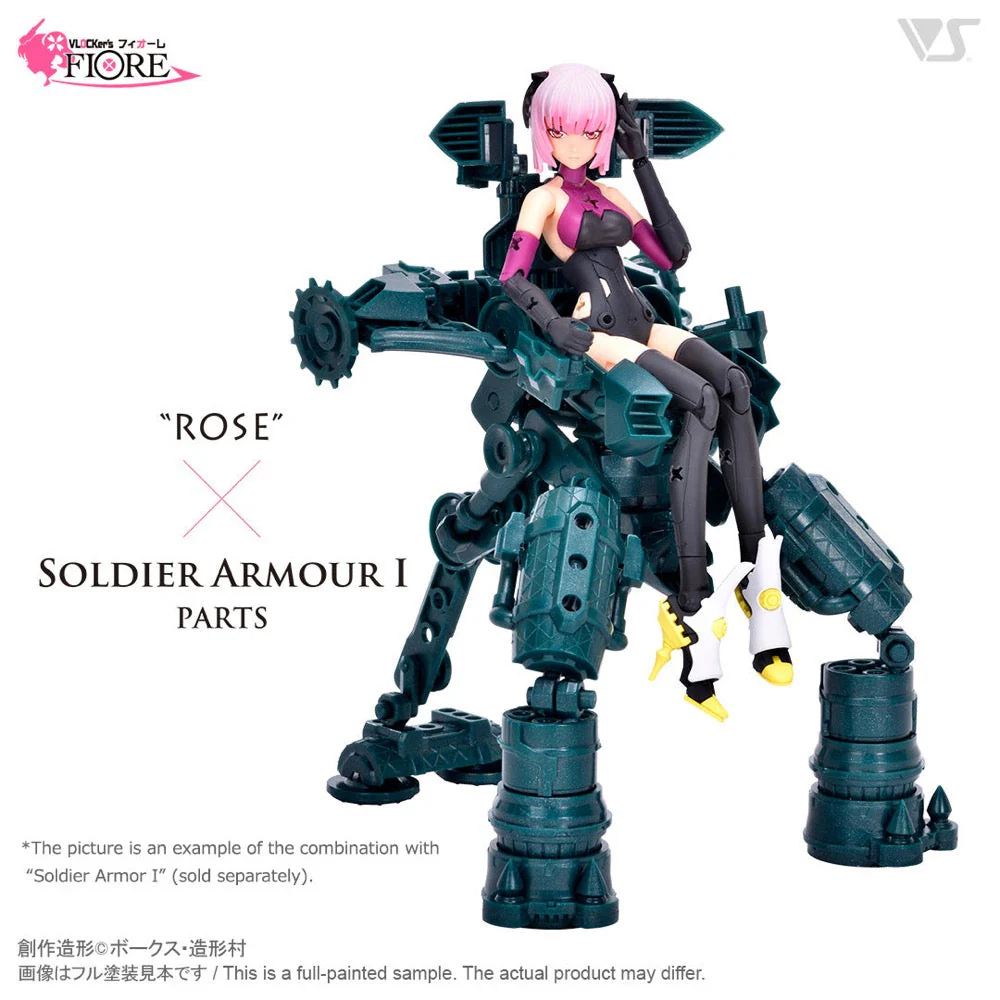 VLOCKer's VL-22971 Fiore Rose Plastic Model Kit - Image 9
