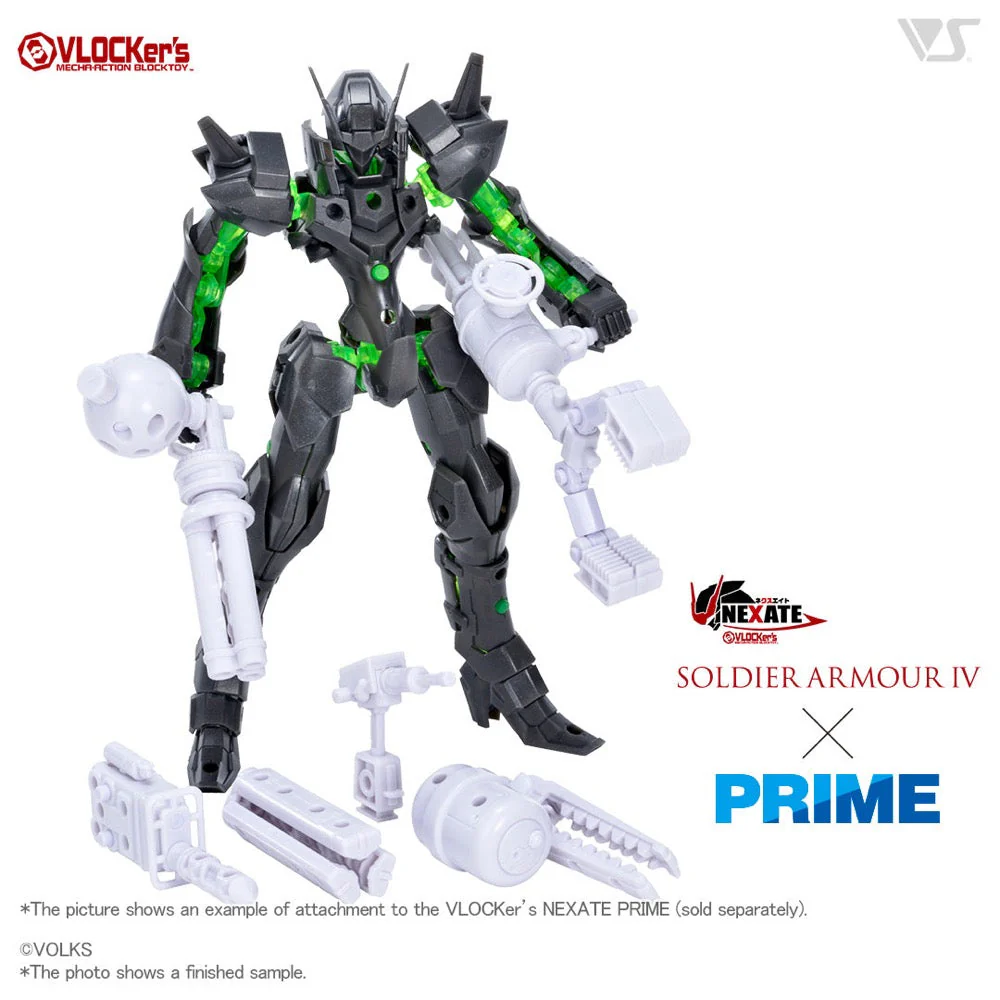 VLOCKer's VL-22973 Soldier Armor Vi (White Ver.) - Image 4