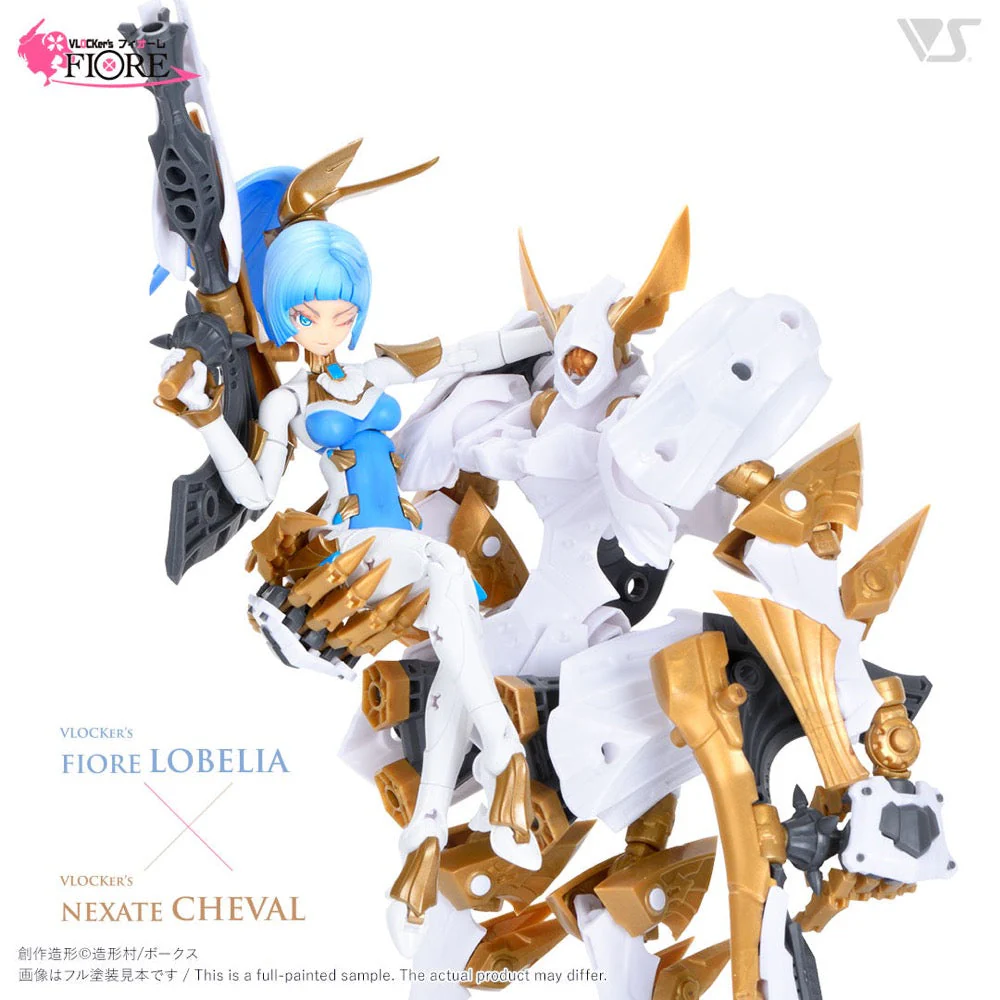 VLOCKer's VL-23128 Fiore Lobelia Plastic Model Kit - Image 8