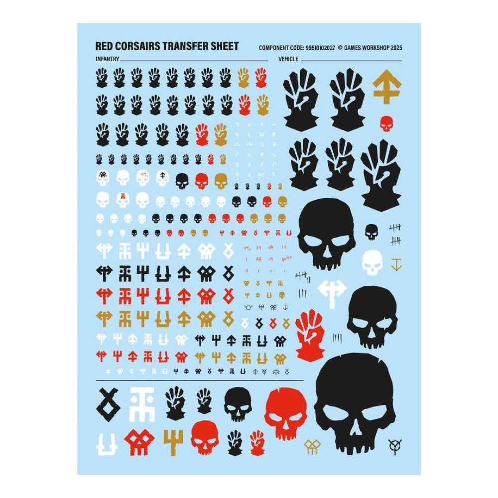 Warhammer 40000 Chaos Space Marines Red Corsairs Upgrades & Transfers - Image 2