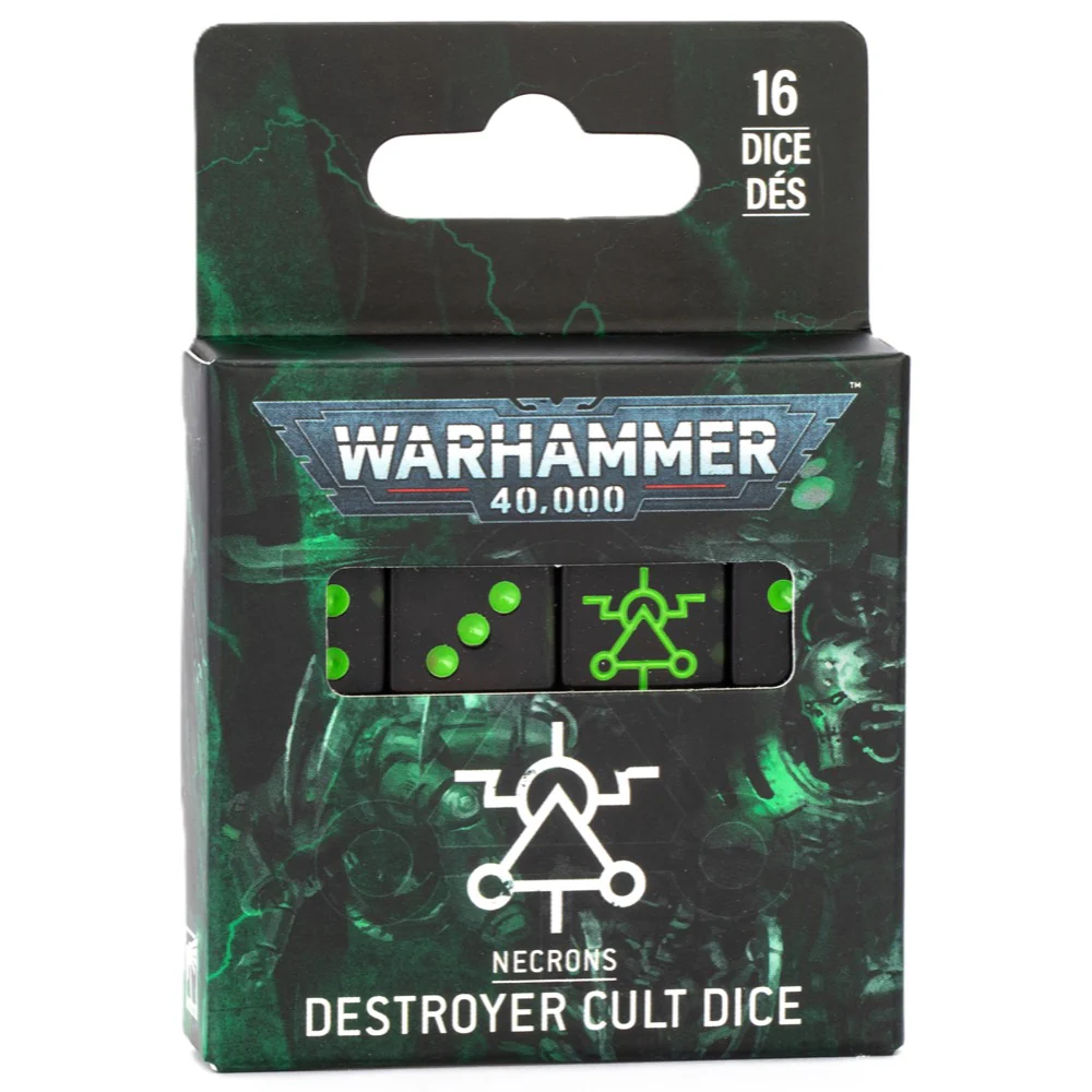 Warhammer 40000 Necrons Destroyer Cult Dice