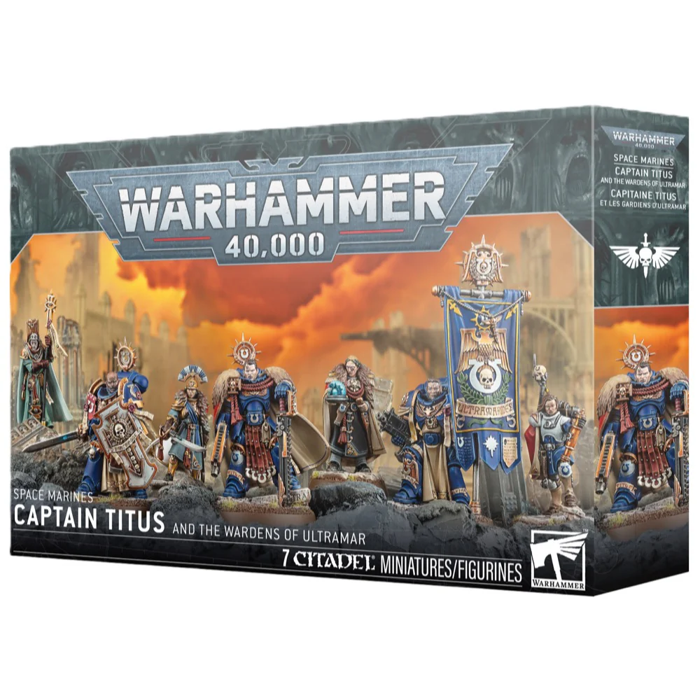 Warhammer 40000 Space Marines Captain Titus & The Wardens Of Ultramar