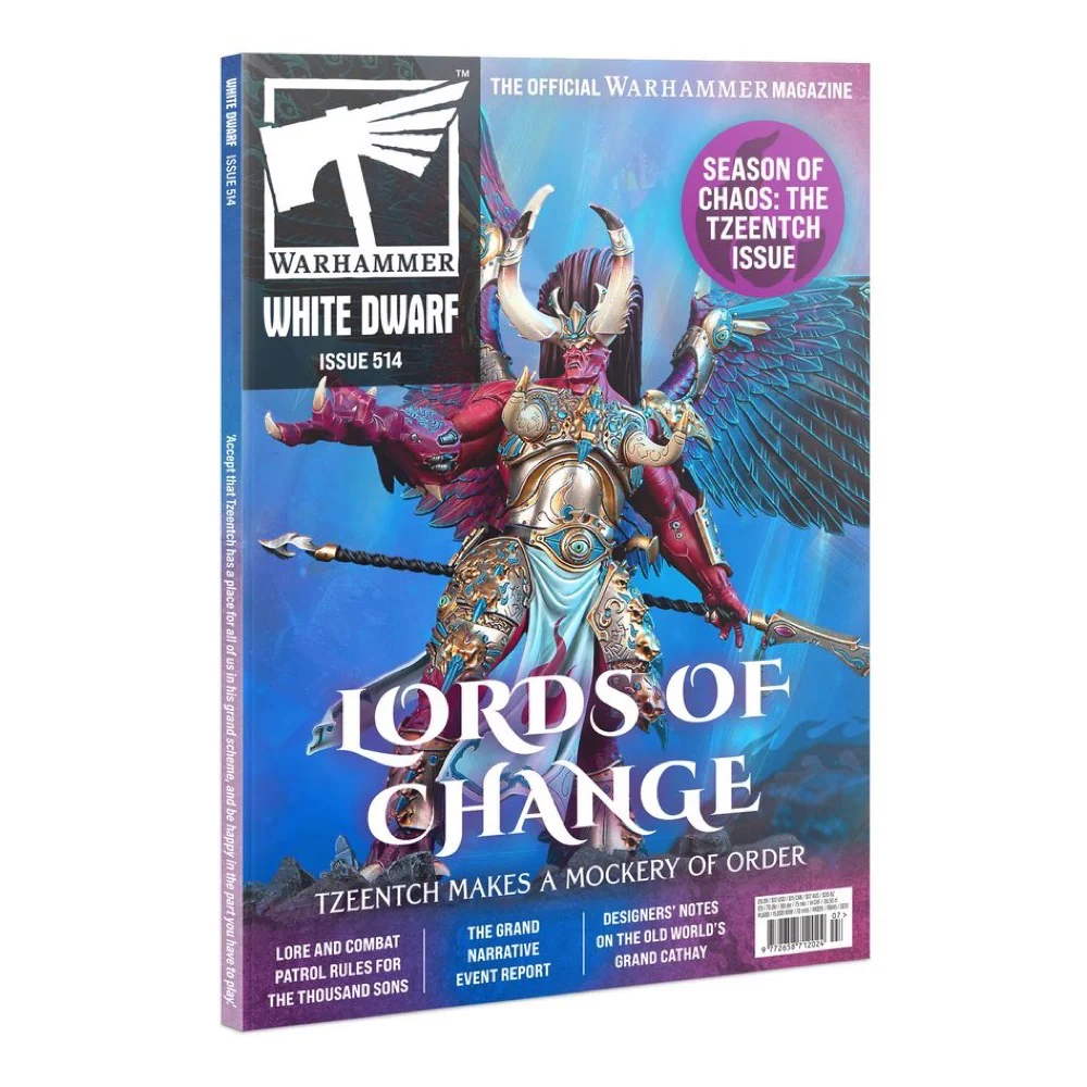 Warhammer White Dwarf Issue 514 Magazine July 2025