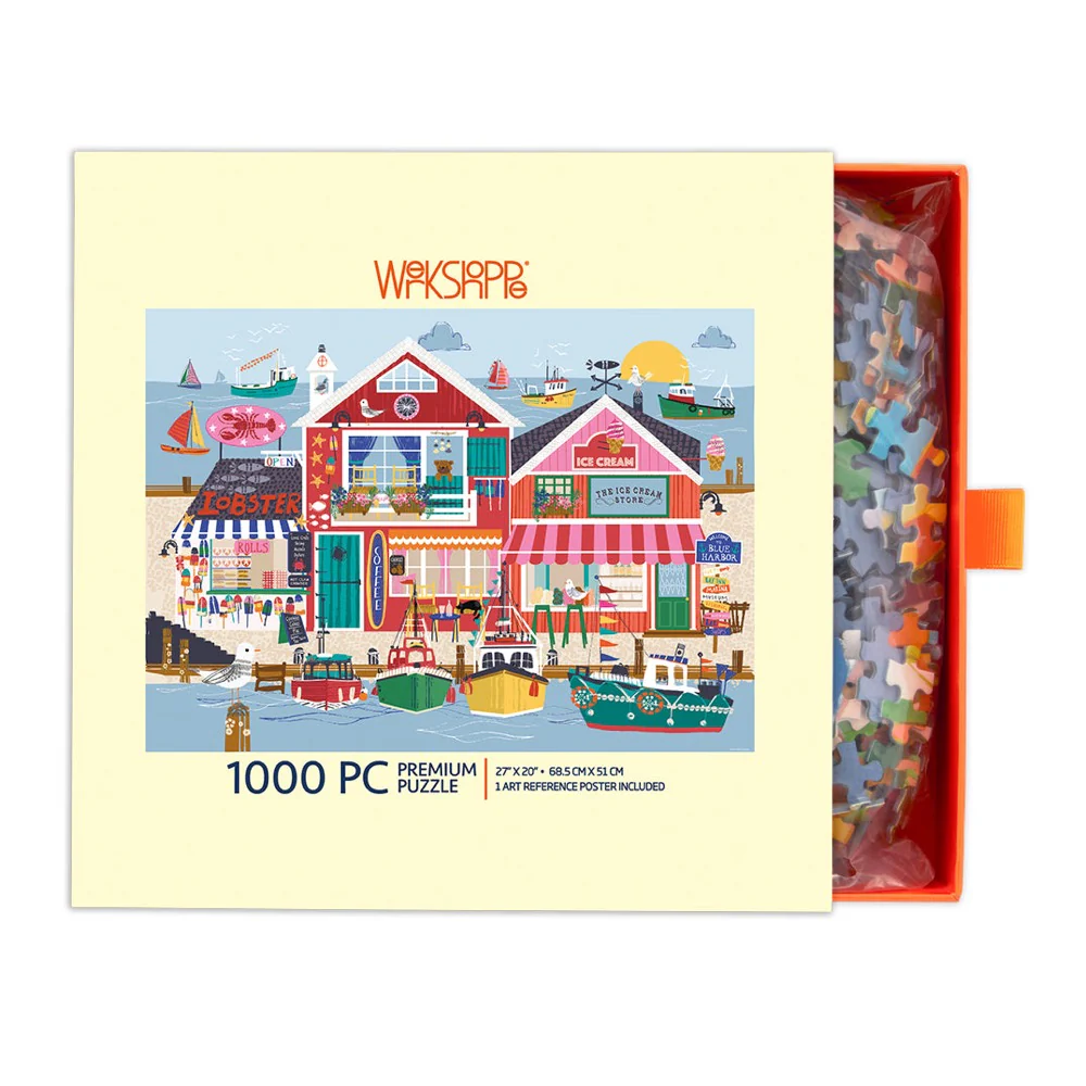 WerkShoppe Blue Harbour 1000pc Jigsaw Puzzle - Image 3