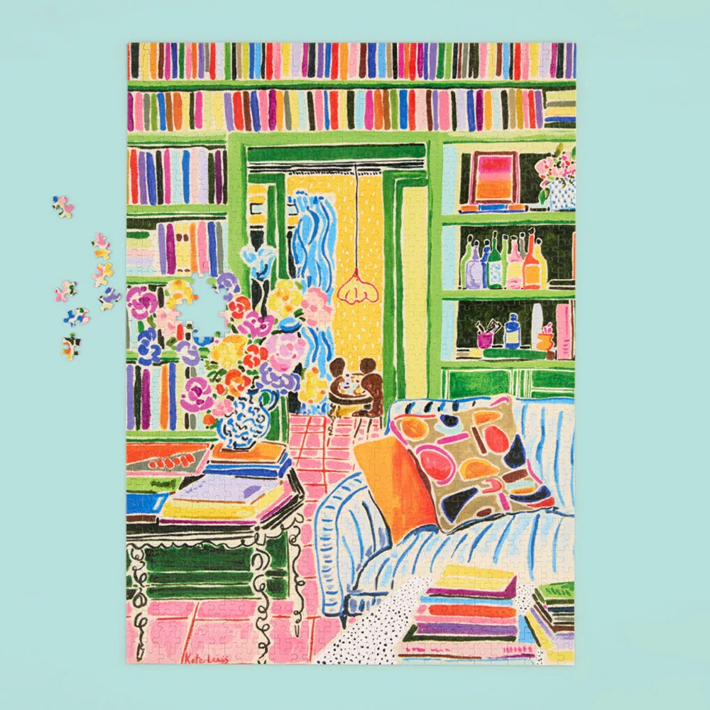 Werkshoppe Books and Bouquet 1000pc Jigsaw Puzzle - Image 2