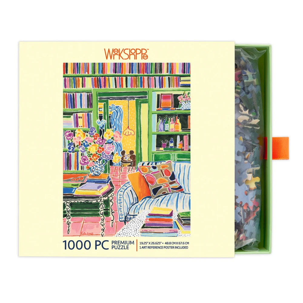 Werkshoppe Books and Bouquet 1000pc Jigsaw Puzzle - Image 4
