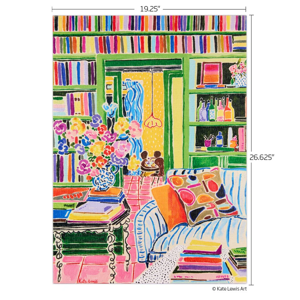 Werkshoppe Books and Bouquet 1000pc Jigsaw Puzzle - Image 5