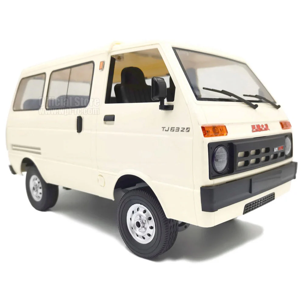 WPL 1/10 RC Kei Drift Van Hijet80 RTR White - Image 6