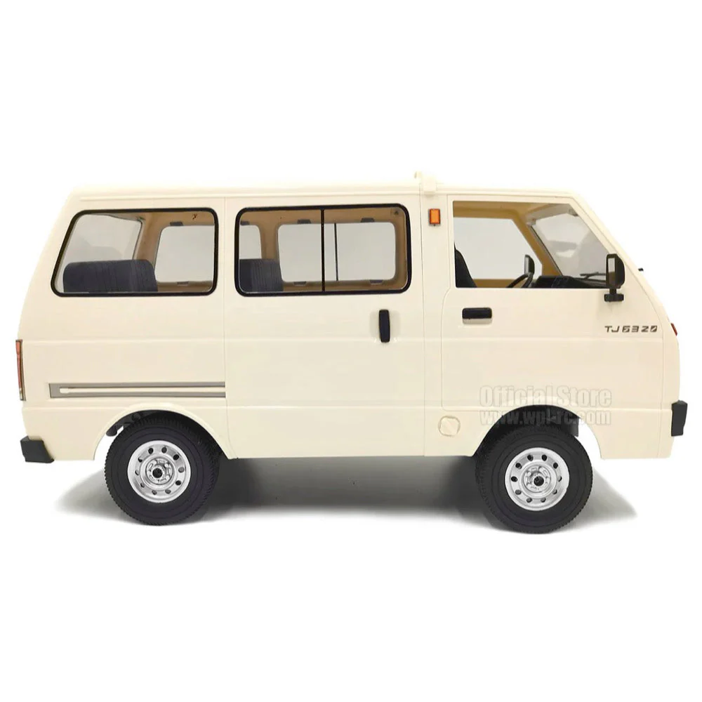 WPL 1/10 RC Kei Drift Van Hijet80 RTR White - Image 8