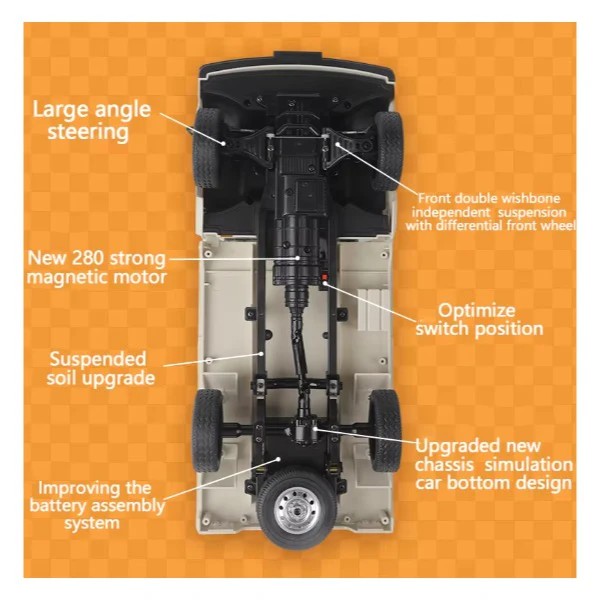 WPL 1/10 RC SUZUKI Carry Truck - Image 12