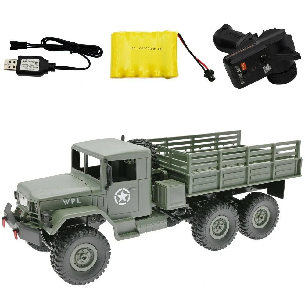 WPL B16 1/16 RC Military Truck RTR Green - Image 7