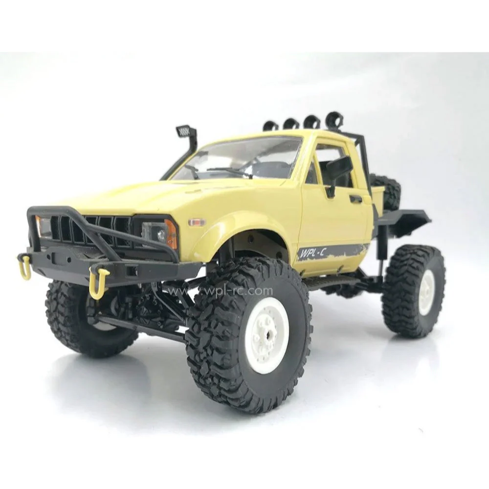 WPL C14 1/16 RC Single Cab Short-Bed RTR Beige - Image 2