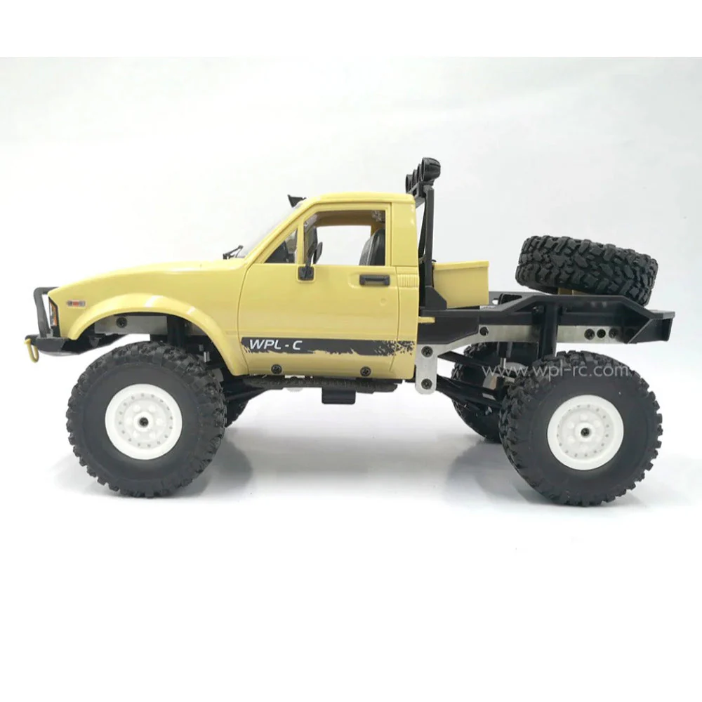 WPL C14 1/16 RC Single Cab Short-Bed RTR Beige - Image 3