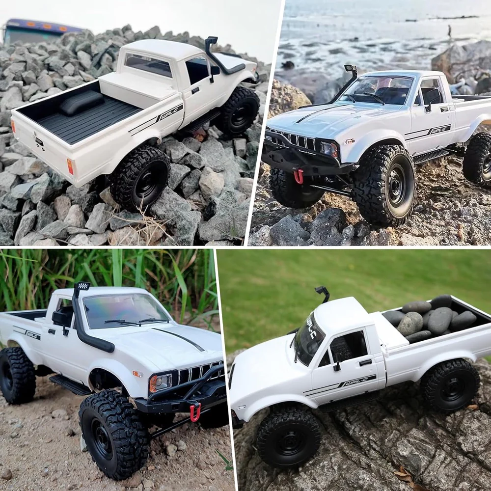 WPL C24 1/16 RC Pick-up Truck RTR White - Image 10