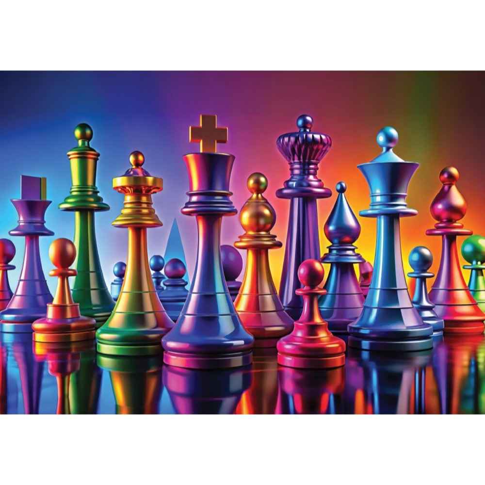 Yazz 3886 Chess 1000pc Jigsaw Puzzle - Image 2